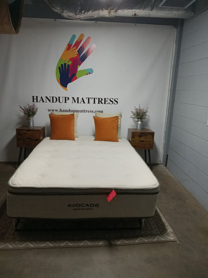 Avocado | Green Plush | 13" Queen Mattress