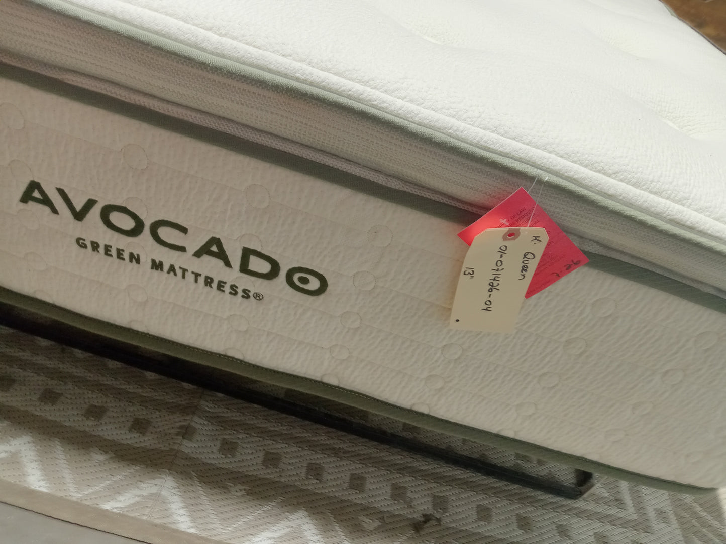 Avocado | Green Plush | 13"  Mattress