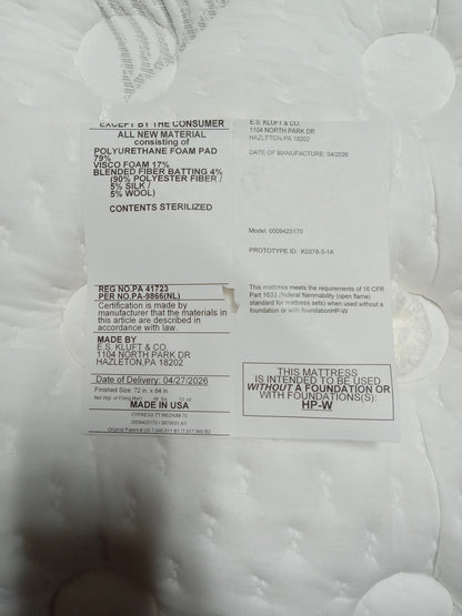Aireloom | Preferred Cypress Medium Tight Top 13.5" | Mattress