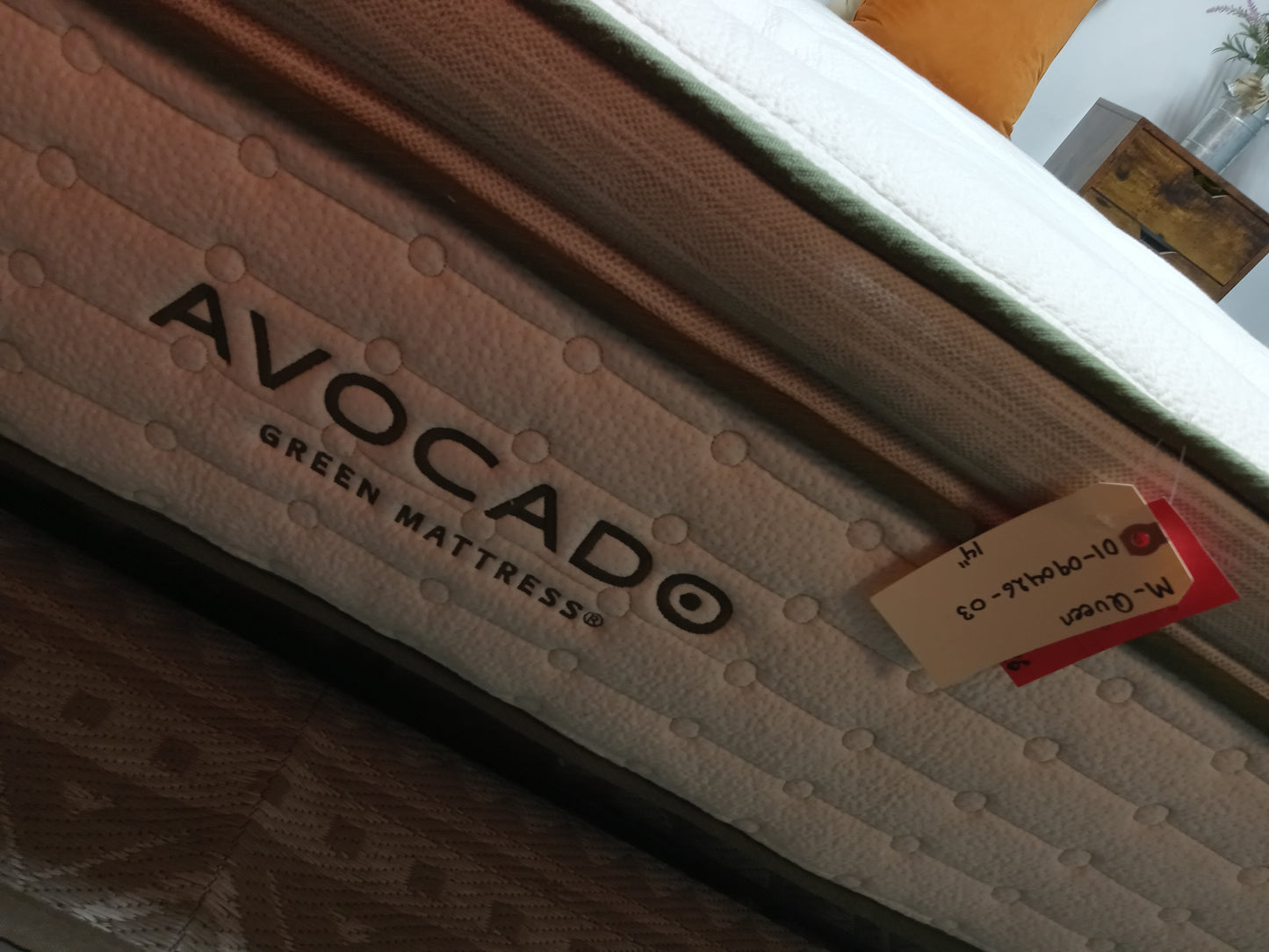 Avocado | Green Plush | 14" Queen Mattress