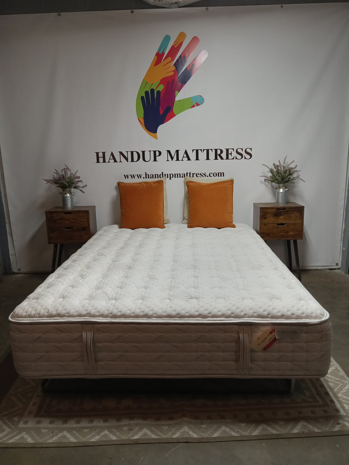 Aireloom | Vitagenic CopperTech Silver II 13.5" Firm Luxetop | Queen Mattress