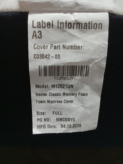 Nectar | Classic 11" | Full Mattress