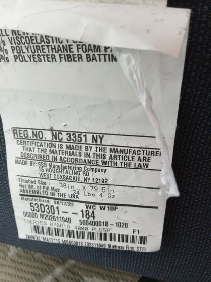 Serta | iSeries Hybrid 4000 Plush 14.5" | Twin XL Mattress