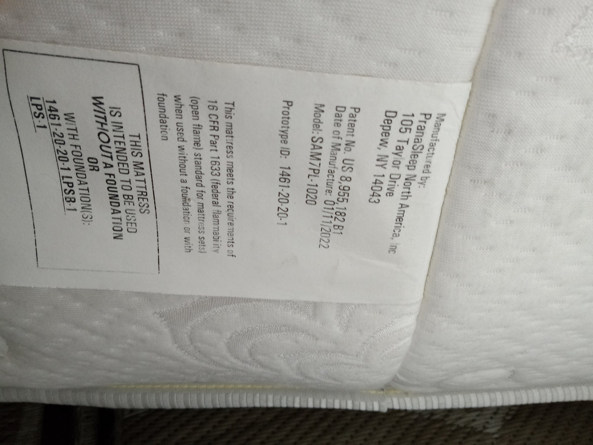 PranaSleep | Samadhi 7 Luxury Plush 13" | Twin XL Mattress
