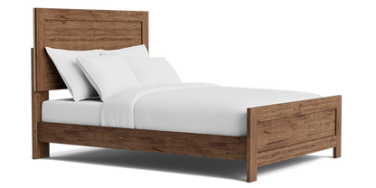 Gilliam Complete bed - Brown | Queen Size