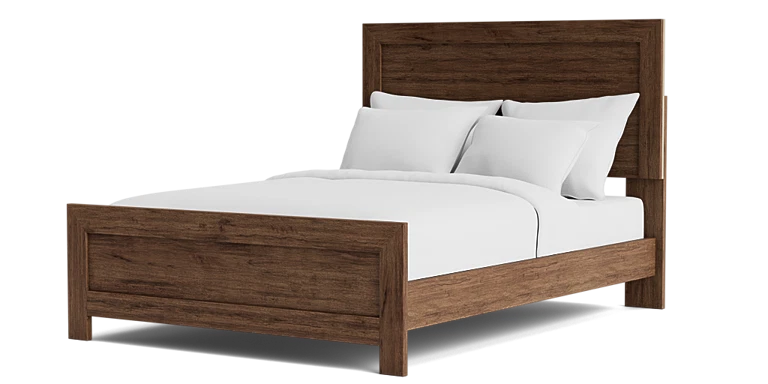 Gilliam Complete bed - Brown | Queen Size