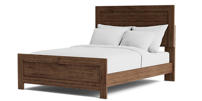 Gilliam Complete bed - Brown | Queen Size