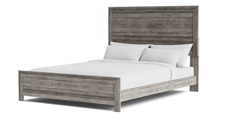 Langston Complete bed - Grey | King Size