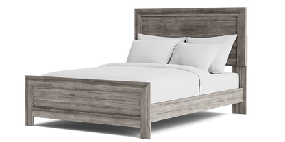 Langston Complete bed - Grey | Queen Size