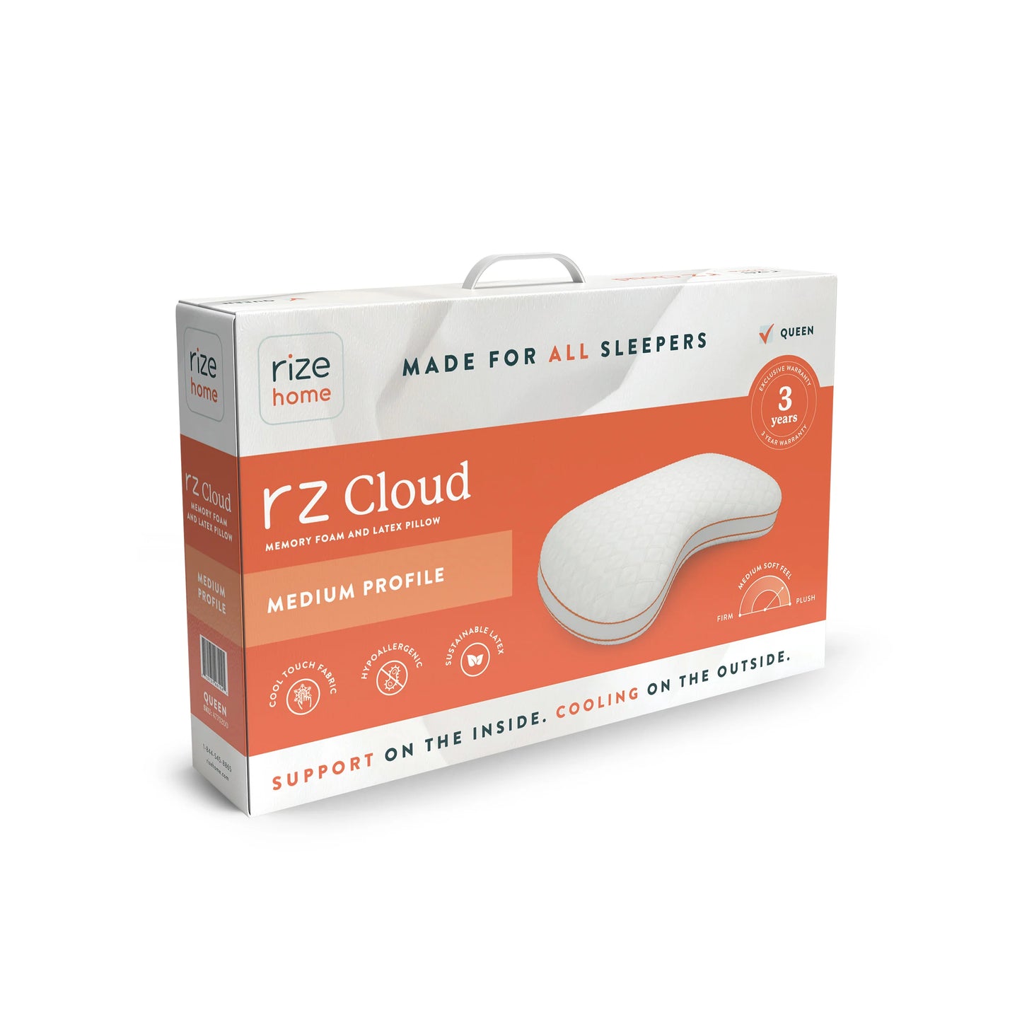 Rize | RZ Cloud Pillow Memory Foam & Latex