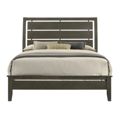 Linden Complete bed - Grey | Queen Size