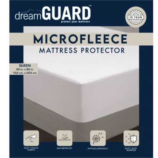 Dreamguard Microfleece Mattress Protector| Queen Size