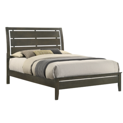 Linden Complete bed - Grey | Queen Size