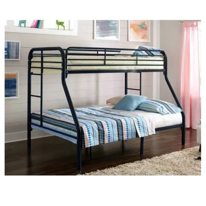 Metal Bunkbed Black | Twin/Full Size