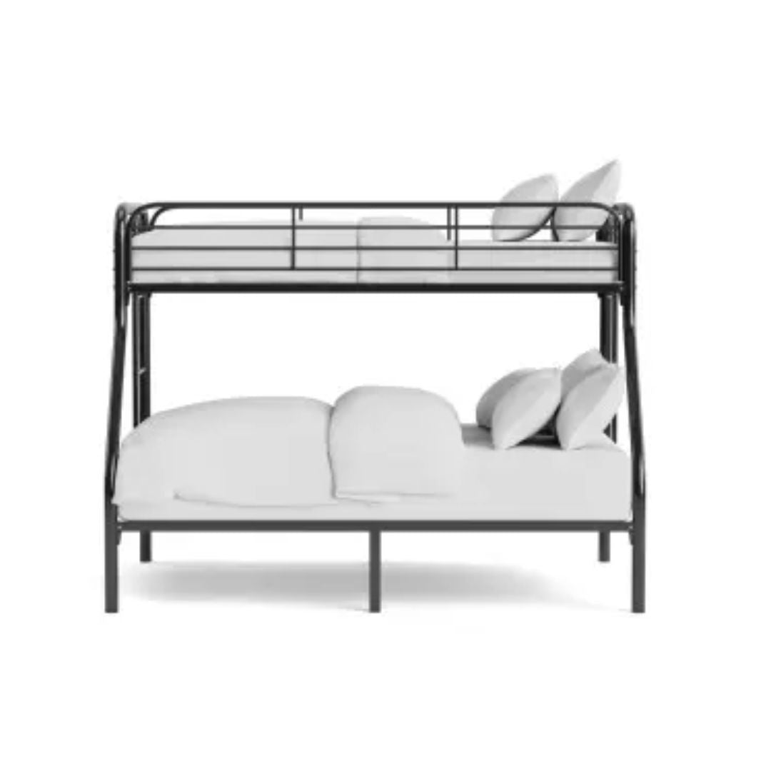 Metal Bunkbed Black | Twin/Full Size