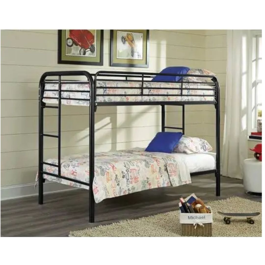 Metal Bunkbed Black | Twin/Twin Size