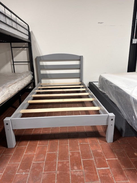 Warren | Complete Bed | Grey | Twin