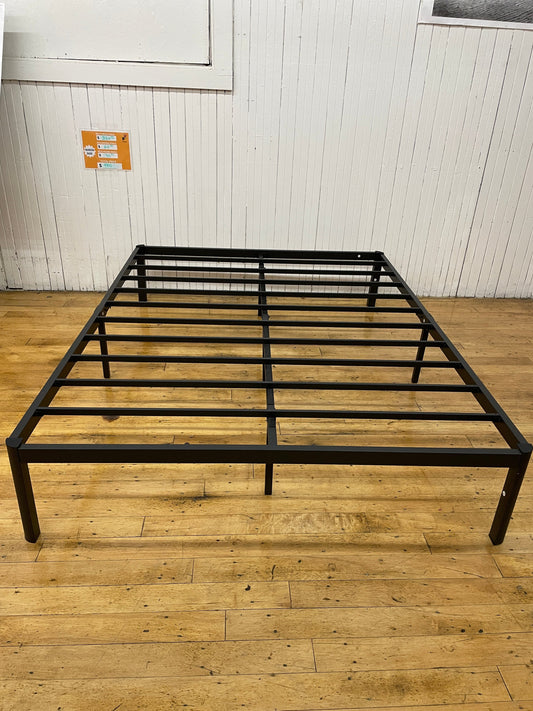Rize Black Metal Platform Bed Frame | Full Size